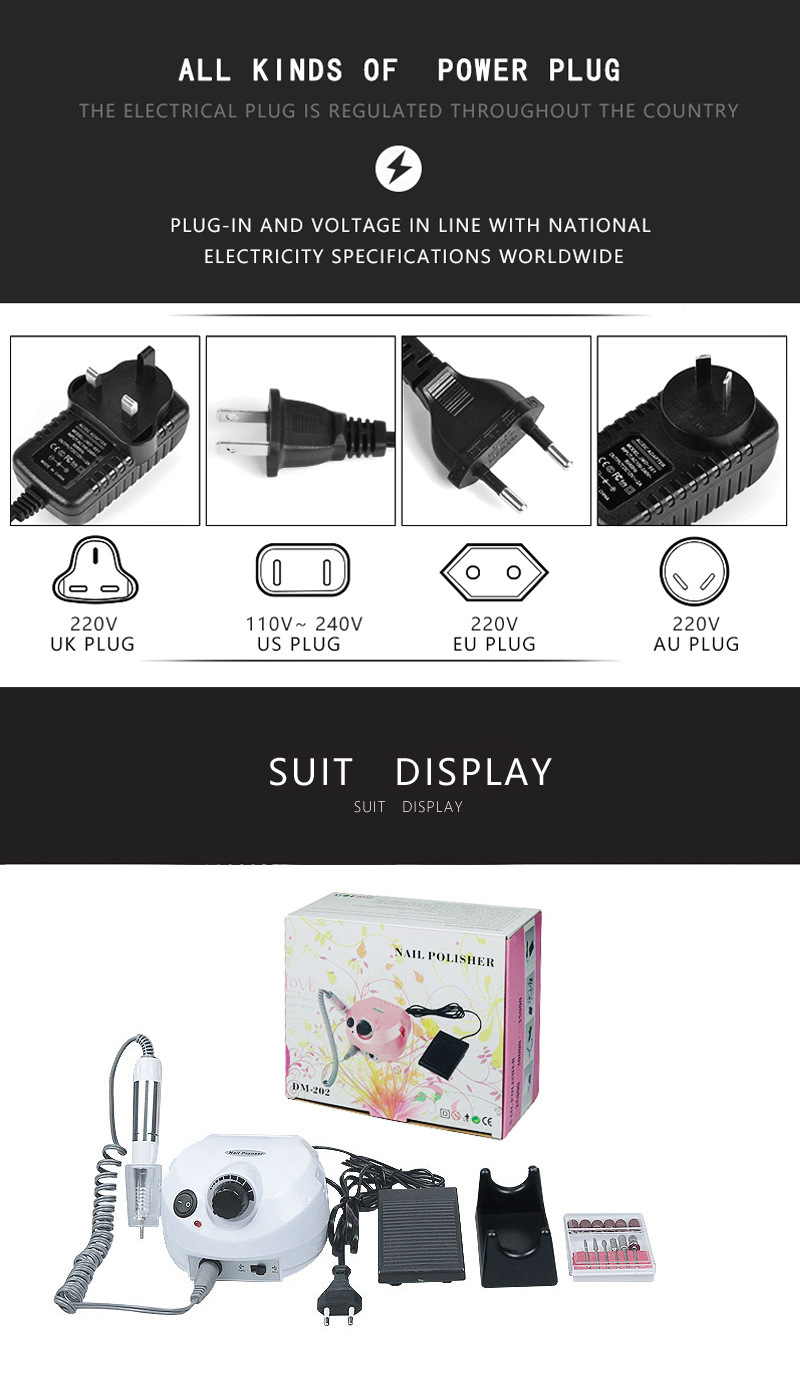 Fashion Solid Color Plastic Manicure Machine 1 Piece display picture 3