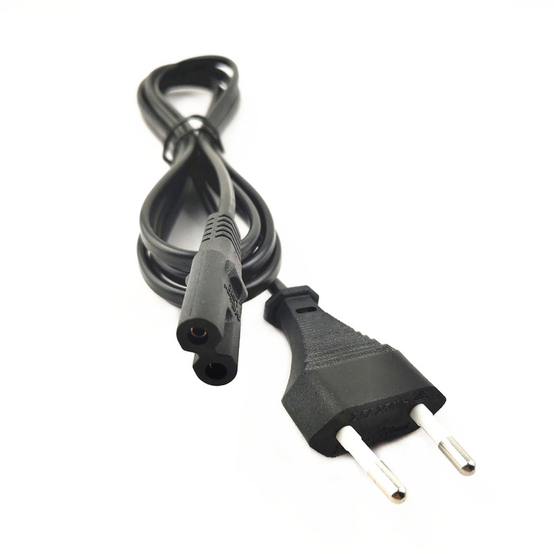 Supply Two Round Figure-Eight European Power Cords Pure Copper Figure-Eight Tv Lamp Printer Connection Plug Cord Supply Two Round Figure-Eight European Power Cords Pure Copper Figure-Eight Tv Lamp Printer Connection Plug Cord