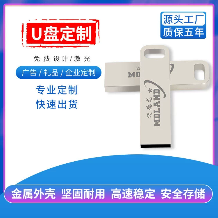 Fashionable metal capacious USB flash drive, 32gb, Birthday gift, 128gb, wholesale, custom-made