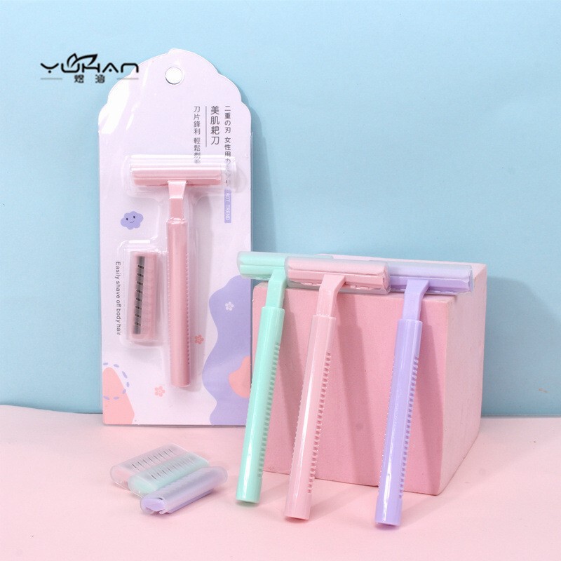 Shaving Razor, Armpit Hair Razor, Rake Razor, Leg Shaver, Hair Shaver, Double-Layer Blade, Manual Hair Removal and Hair Removal