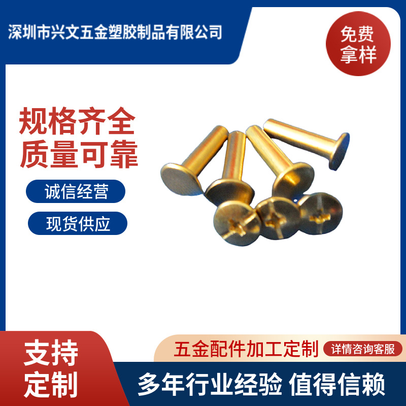 现货供应  子母钉铆钉十字 M5 菜谱螺丝