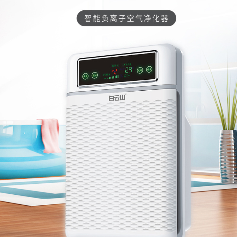 Baiyunshan Air Purifier Indoor Deodorization Household Negative Ion New House Purifier Dust Deodorization and Smoke Deodorization