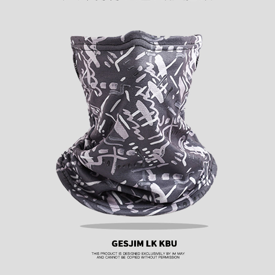 Neue winddichte und warme Gesichtsmaske für Herren zum Reiten, multifunktional, mit Ohren zum Aufhängen, für den Außenbereich, Halsschutz, Kälteschutz, Halsschutz, Kopf- und Halsschutz_voghion.com