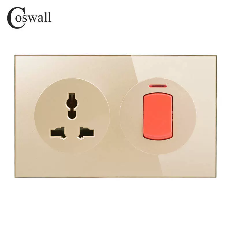 Switch key, glass light panel, LED wall universal lamp