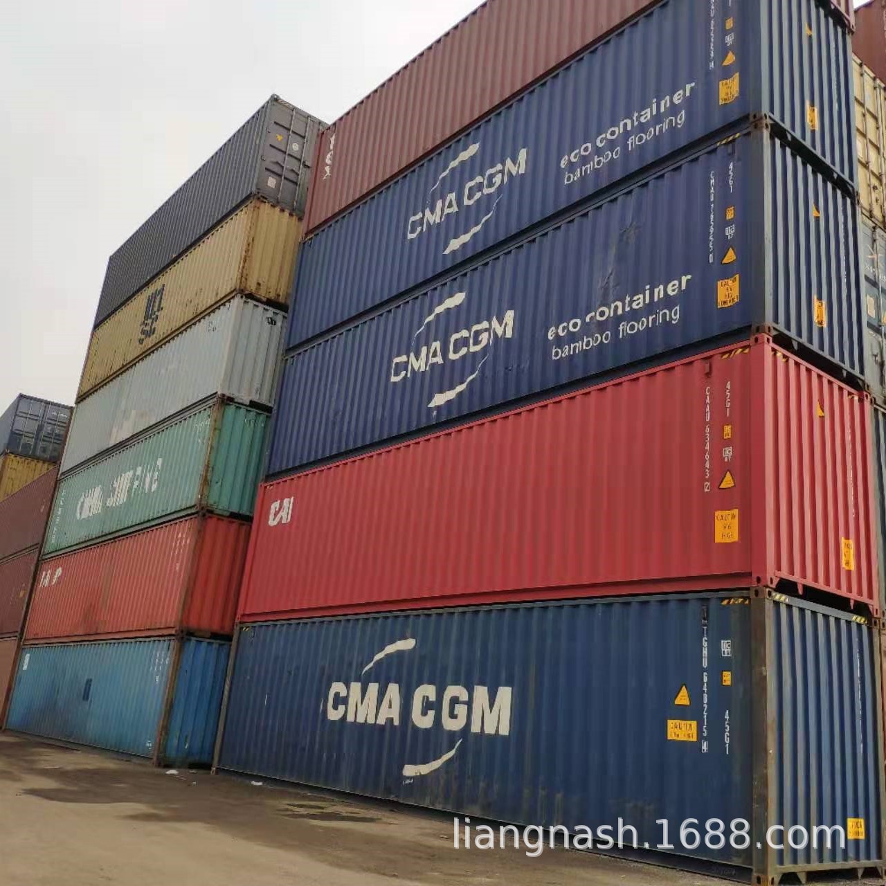 供应无锡各类型新旧集装箱20尺40尺出口自用均可租售运输一条龙