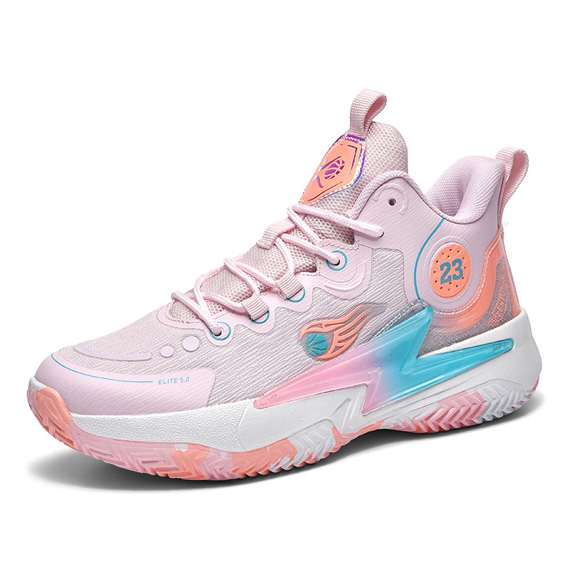 Nuevos zapatos de baloncesto para hombres jóvenes estudiantes de cemento antideslizante zapatos de moda