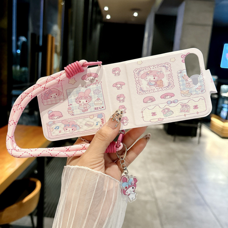 Suitable for Huawei Purax Mobile Phone Case Foldableing Screen Xiaomi Mixflip2 Flip Cover All-Inclusive Central Axis Leather Texture Protective Cover