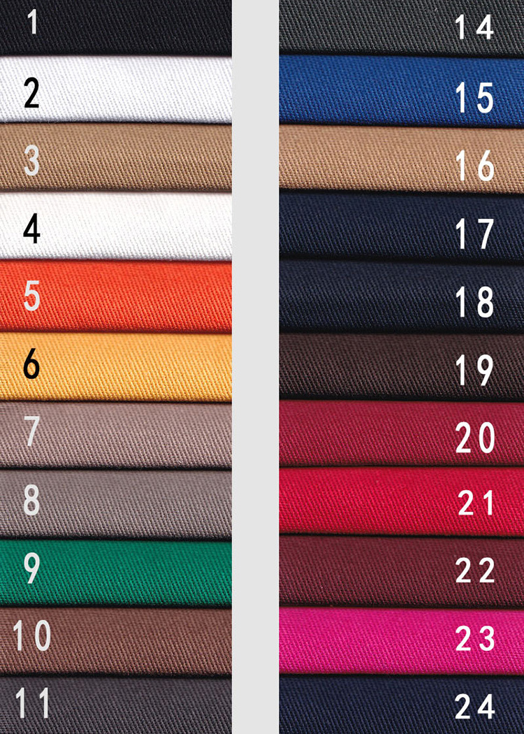 Precio de fábrica nueva moda al por mayor 100 algodón material de tela de twill orgánica