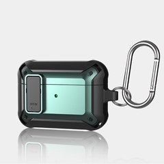 机甲风适用AirpodsPro3保护壳2/3/4代开关扣耳机套苹果耳机包2025
