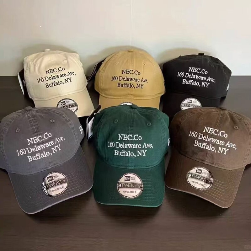 In-Stock Real Shot 25 New New Era Letter Embroidery Casual Baseball Cap Versatile Letter Baseball Cap