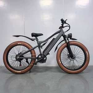 Snow Electric Bicycle 26-inch Wide Tire Soft Tail Shock Absorption