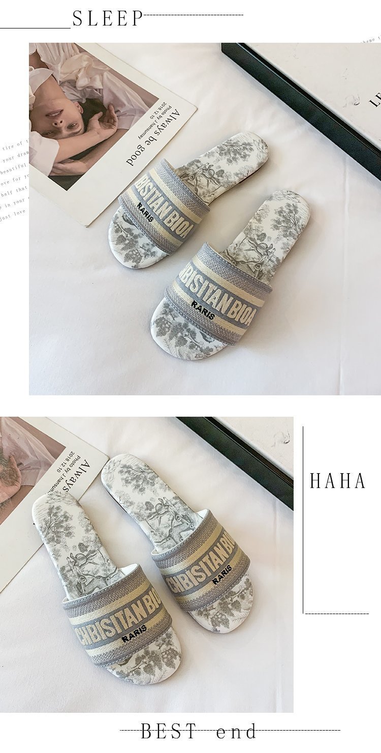 Internet Berühmte Hausschuhe Damen Sommer, Super Hot Im Jahr 2024, Neue Mode Für Den Außenbereich, Ins Trendy Beach Anti Slip One_voghion.com