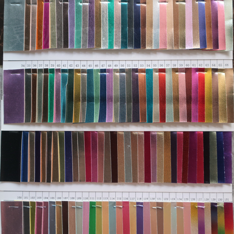 2588 metal film color pvc needle pattern leather shoe material bag accessories craft gift artificial leather imitation leather fabric