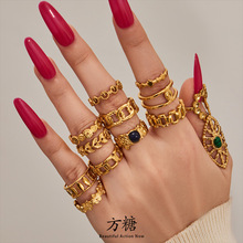 �W������ɫ��ָ���ŮС���OӋָ�h���P��18K��ɫ�羳�Ʒ���l