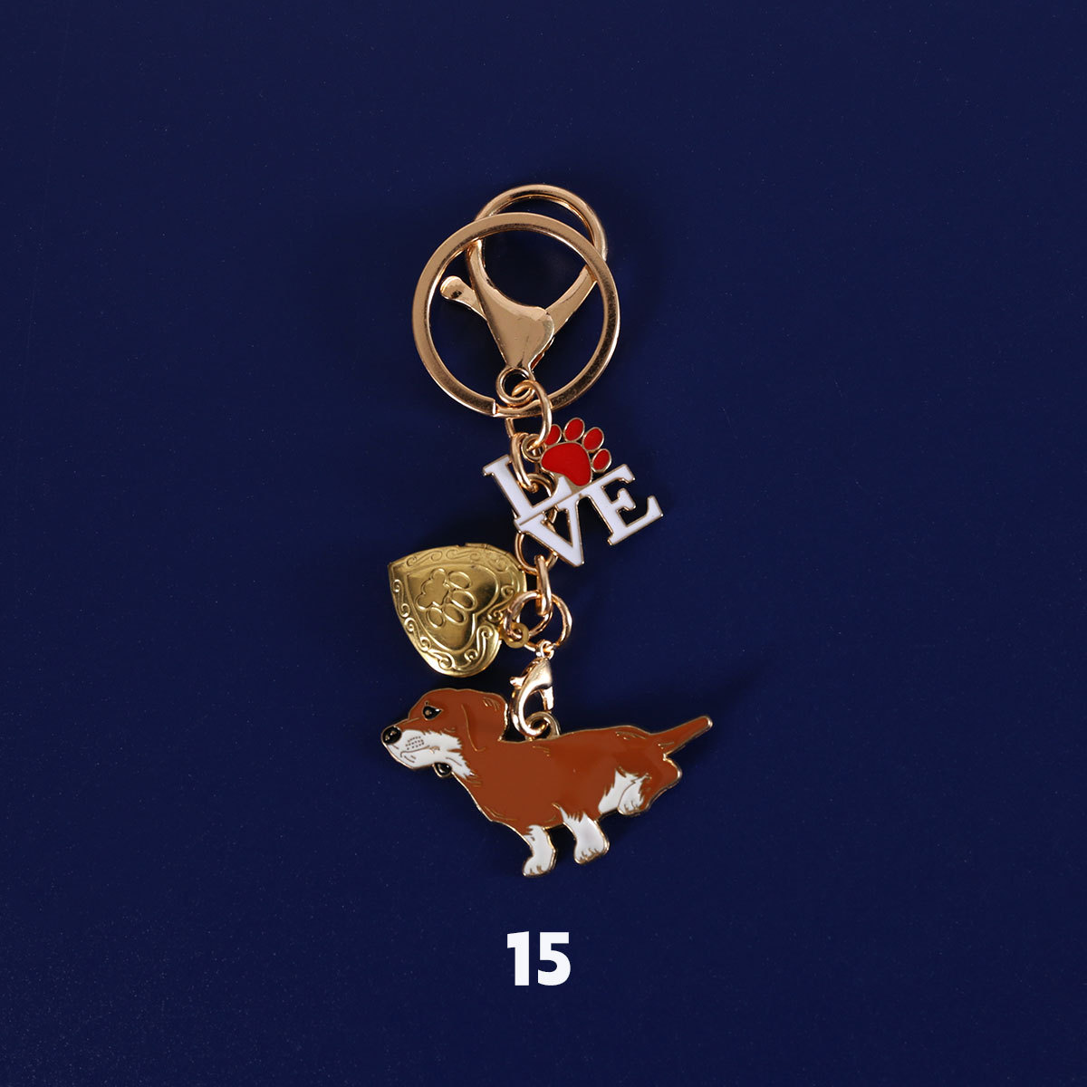 Transfronterizo TK Amazon aleación goteo pet perro conmemorativo coleccionista de pelo DIY almacenar foto colgar llavero