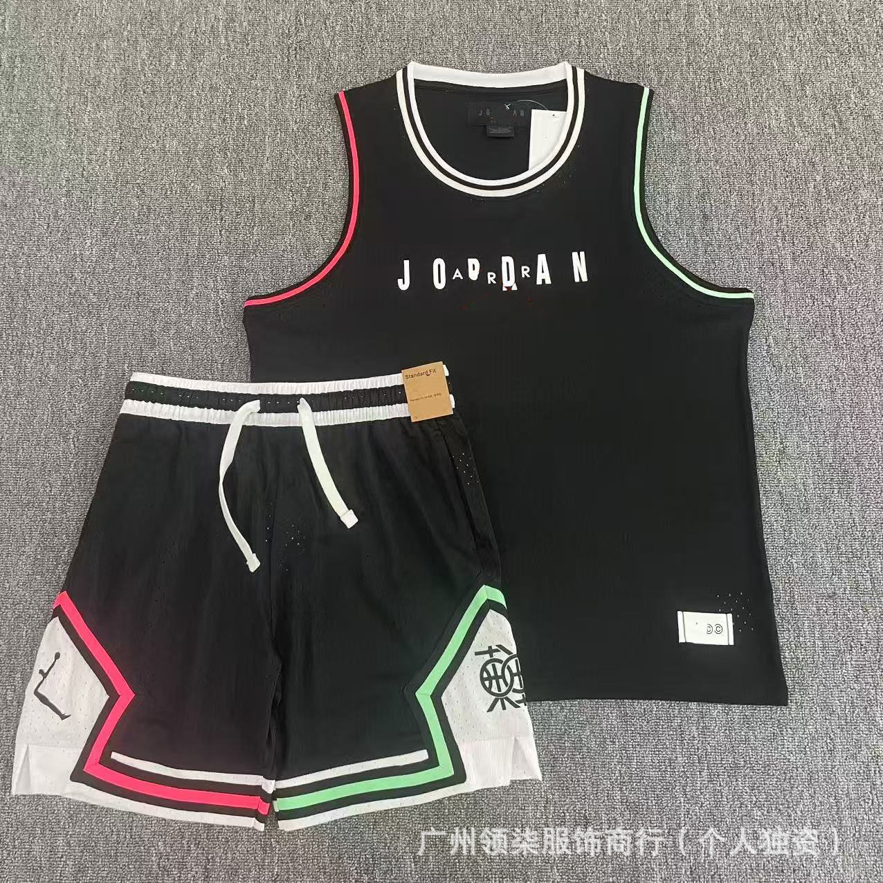 Nuevo chaleco de baloncesto deportivo Flying Man más pantalones cortos secado rápido transpirable relajado diario ocio correr chaleco deportivo image 7