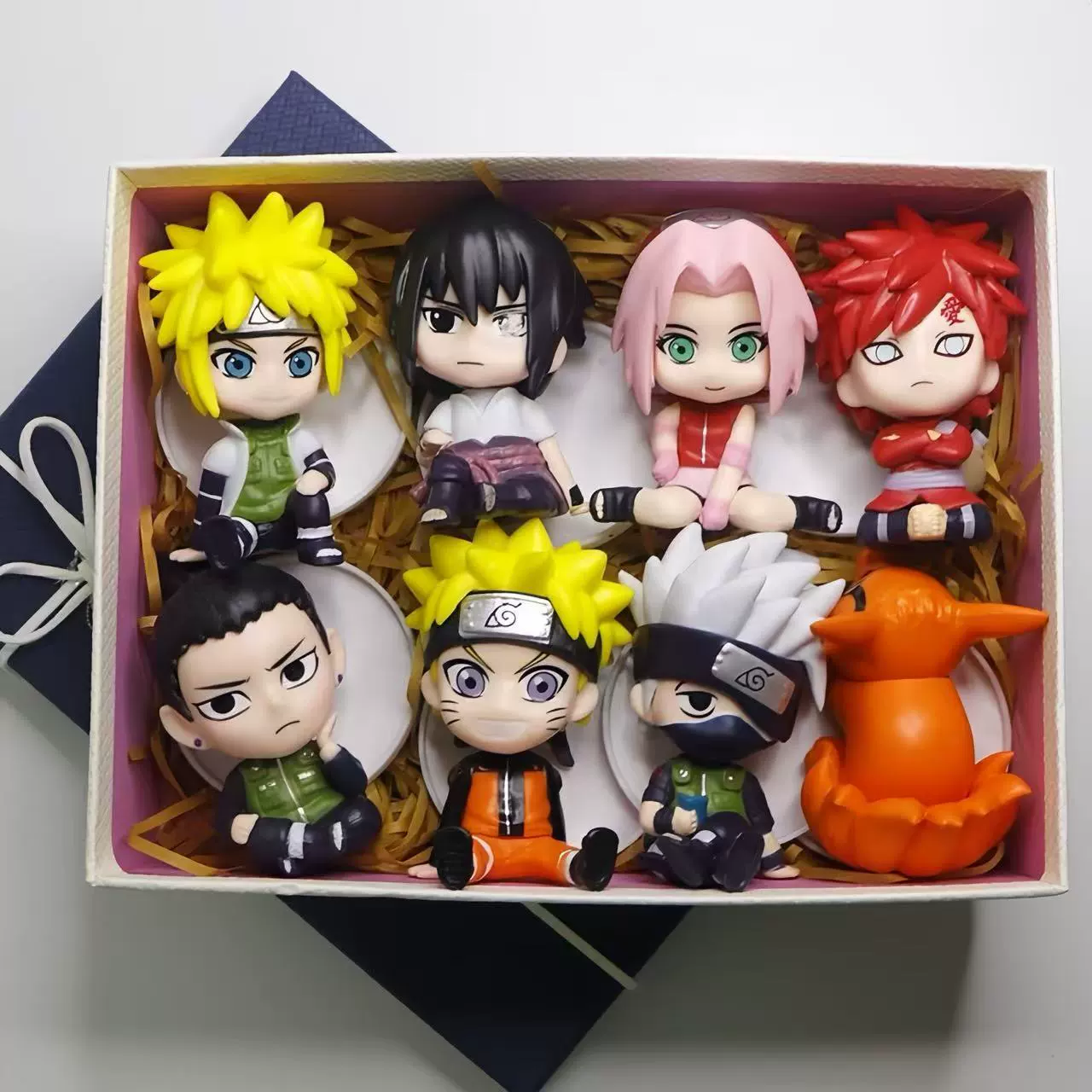 8 Naruto ручная ручка мультяшный Наруто Наруто Саскуп Какуши Таблетки Таблетки По Водяной Врата Девятихвостый Шерстяной Кукла Подвесной