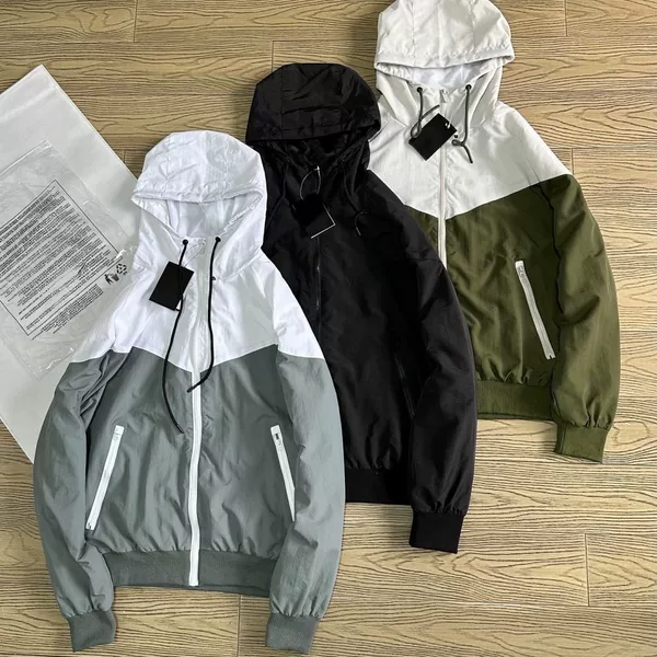 Wholesale embroidered label spring and autumn outerwear, new men's and women's running sportswear, windproof jacket, breathable hooded jacket