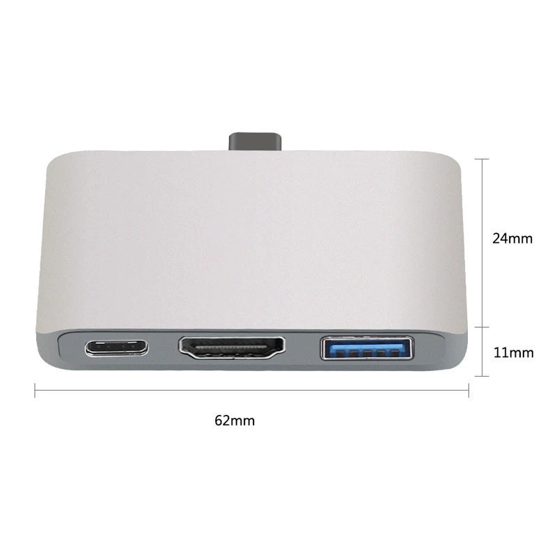 Type-Tyrity HDMI три-в-одном конвертер USB3.1 HUB HUB SWITCH расширение компьютера