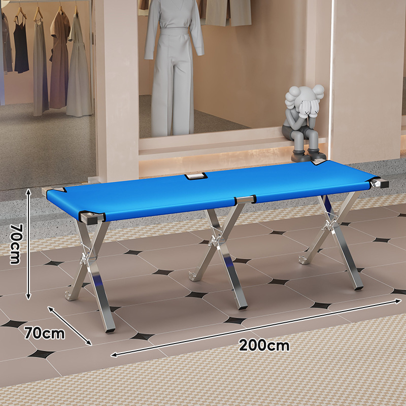 Estante Plegable para Puesto, Tubo de Hierro y Tela Oxford, Retráctil y Portátil, para Mercado Nocturno