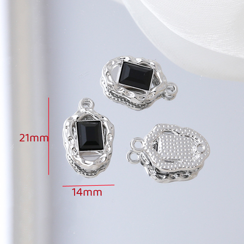 5g Weight Pendant Jewelry Making Type DIY Jewelry Accessories Classification 1 Piece Quantity Alloy Material Heart Shape, Bow Knot Pattern Plating Design Retro, Simple Style Style 1 Piece Alloy Heart Shape Bow Knot Pendant 13