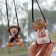 Car swing duck car pendant cross-border foreign trade Car Rearview mirror pendant swing duck car pendant