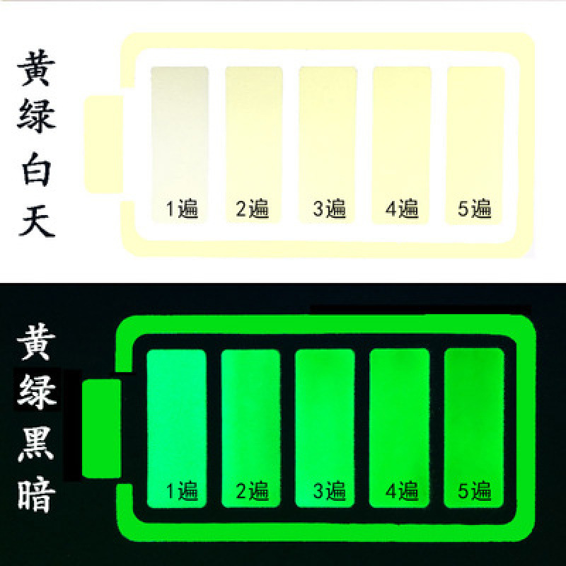 핸드 스캔 페인트/핸드 스프레이 페인트 - 작은 병 230ml 황록색 빛