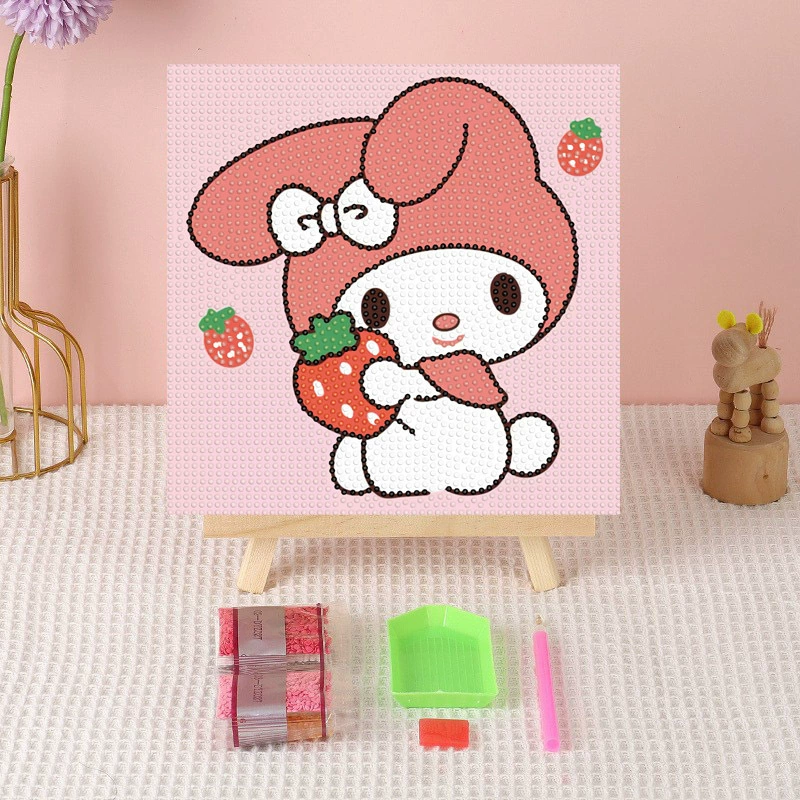 Алмазная вышивка (canvas) Genshin Impact DIY, 20×20 / 30×30, деревянная внутренняя рама и набор инструментов