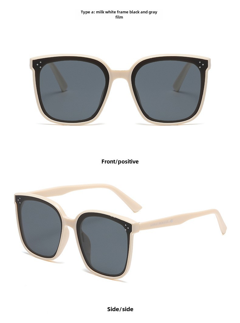 New Sunglasses Women's Sunglasses 808 Fashion Square Frame Sunglasses K-style Versatile Square Popular Glasses Stylish in_voghion.com