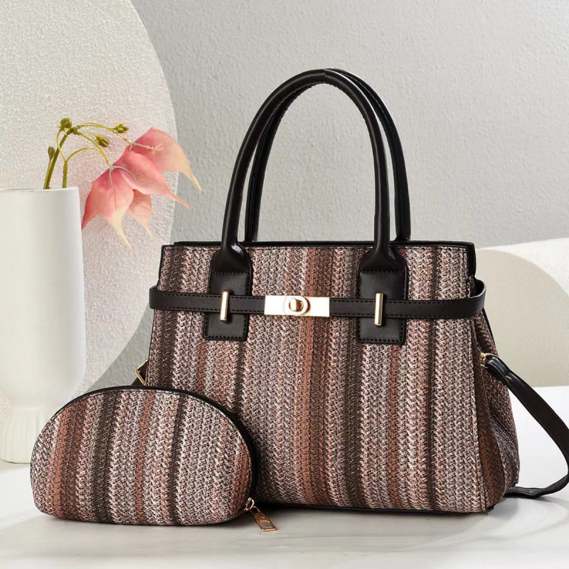 Dos piezas de nuevo bolso de mujer, moda, moda, bolsas de gran capacidad.