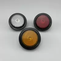 2.5-дюймовый боковой фонарь небольшой круглый свет 12-24V грузовик боковой фонарь широкий свет индикатор маленький круглый фонарь светодиодный лайт