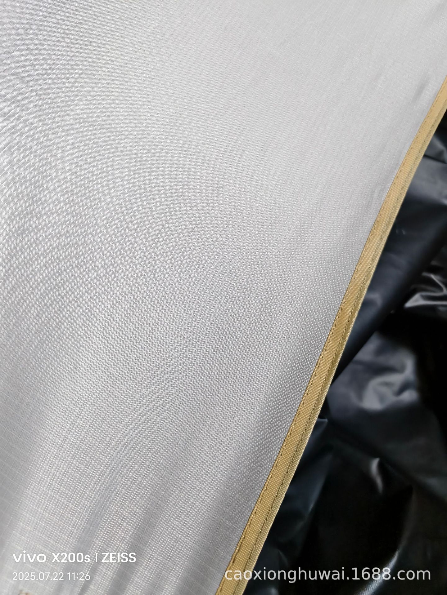 420D Outdoor Black Plastic Canopy Thickened Custom Camping Waterproof Rainproof Picnic Tent Sunshade