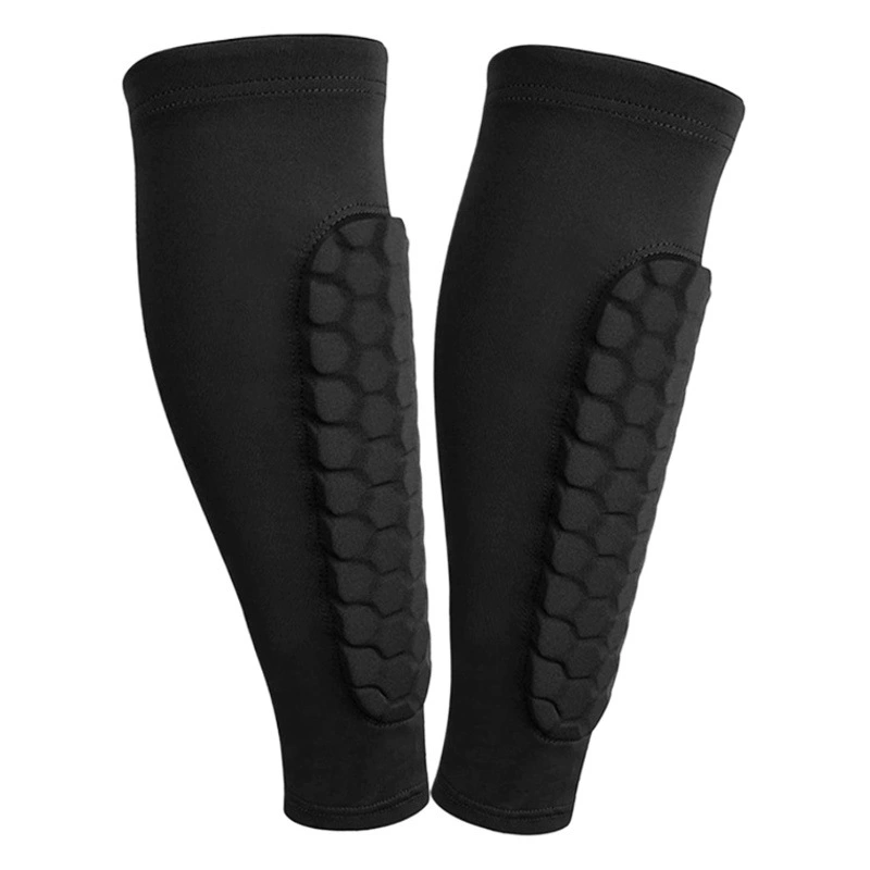 EVA сотовая защита икры силиконовая нескользящая сотовая баскетбольная езда футбол анти-столкновения