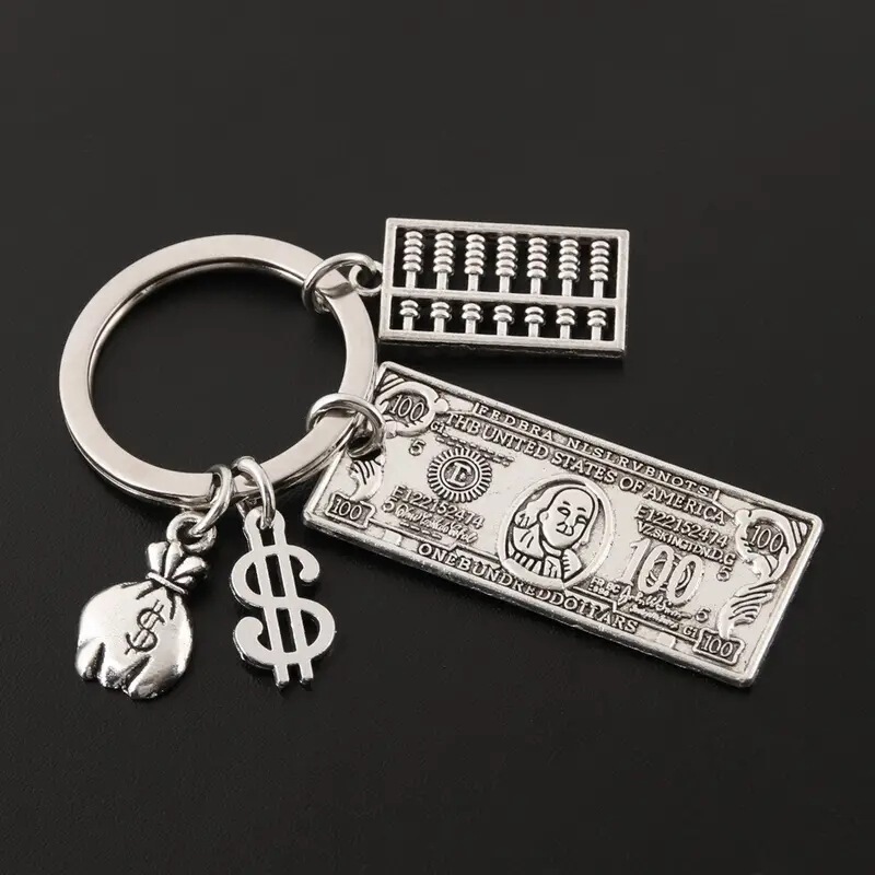 $100 Model Keychain Cash Tree Wallet Handmade Souvenir American Currency Gift Keychain $100 Model Keychain Cash Tree Wallet Handmade Souvenir American Currency Gift Keychain