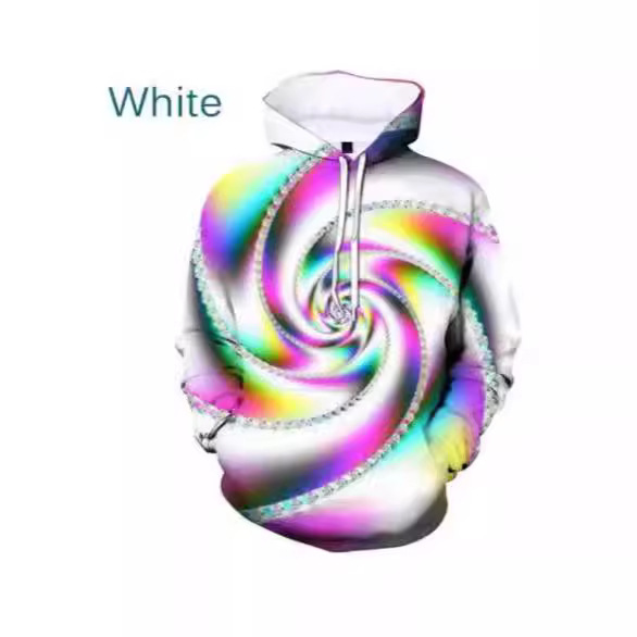 Hypnotic headscarf for men and women Kashmir 3D printed sweater…