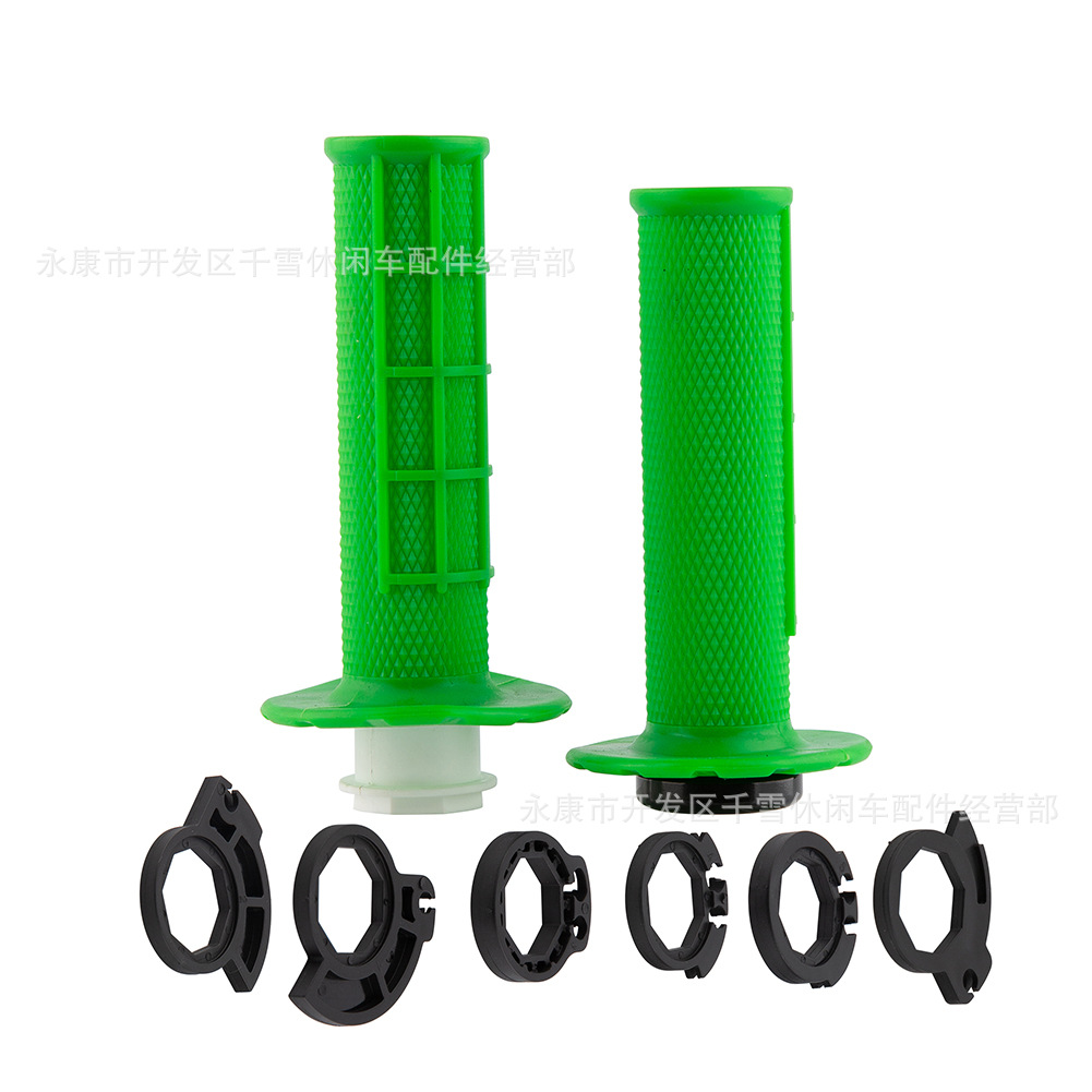 Puños de manillar universales con función de autobloqueo, aptos para motocicletas todoterreno KTM, Honda, Kawasaki, Yamaha GAS.