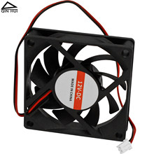 5V 12V 24V散热风扇7cm台式电脑电源功放机箱双滚珠散热风扇