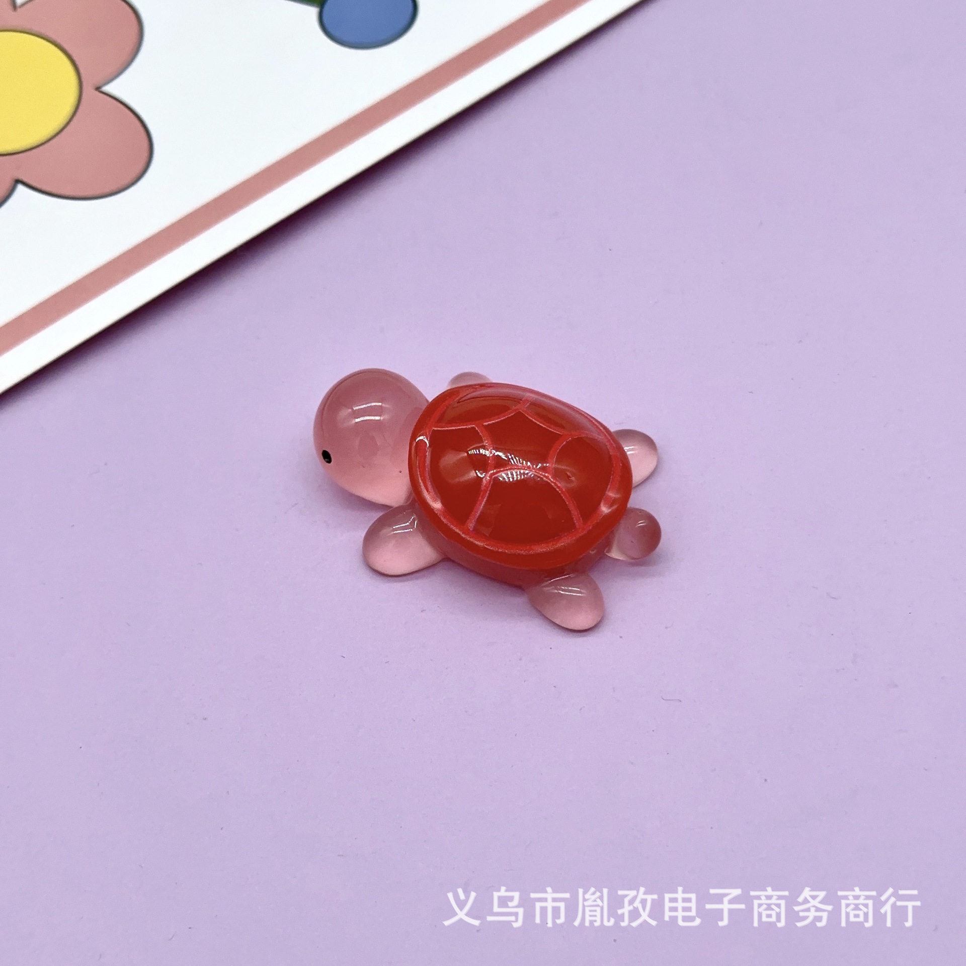 Caricatura estereoscópica tortuga de luz nocturna para tocar DIY accesorios de joyería puede hacer bolsas ciegas creativas en vivo lotes de ventas calientes