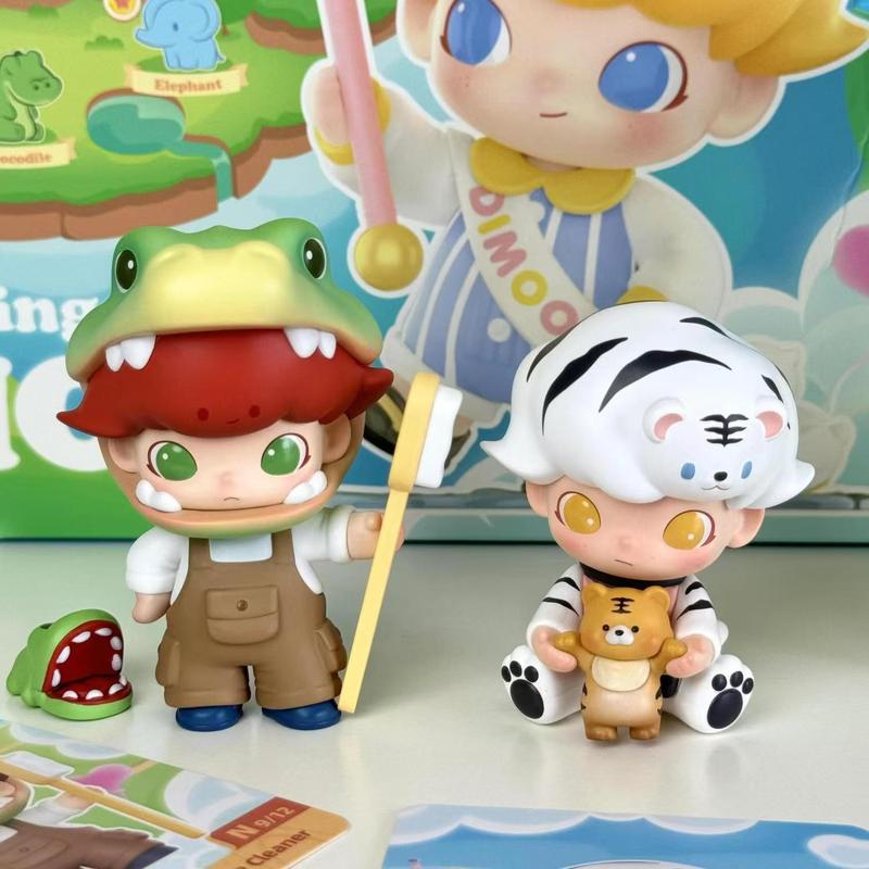 POPMART DIMOO アニマルキングダムシリーズフィギュアブラインドボックスかわいいギフト装飾品トレンディなおもちゃ|undefined