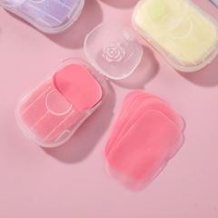 Paper Soap Outdoor Mini Hand Wash Sheets Travel Daily Essentials Soap Paper 50 Sheets Disposable Portable Soap Sheets