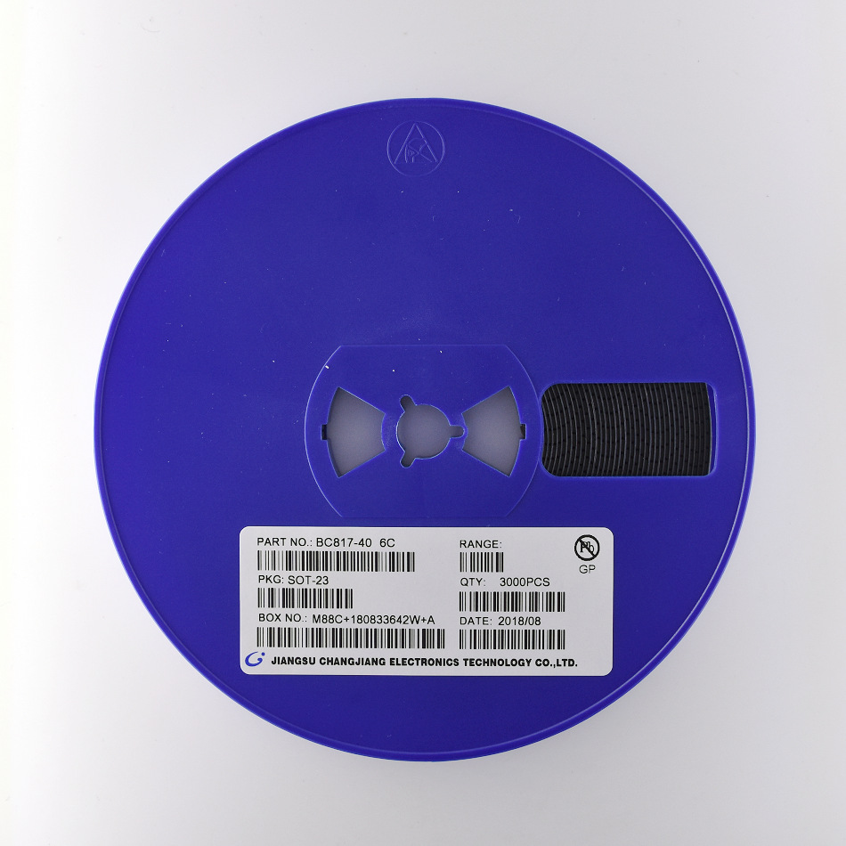 原装正品BC817-40 丝印 6CW  SOT-23 45V 500mA 250mW 贴片三极管