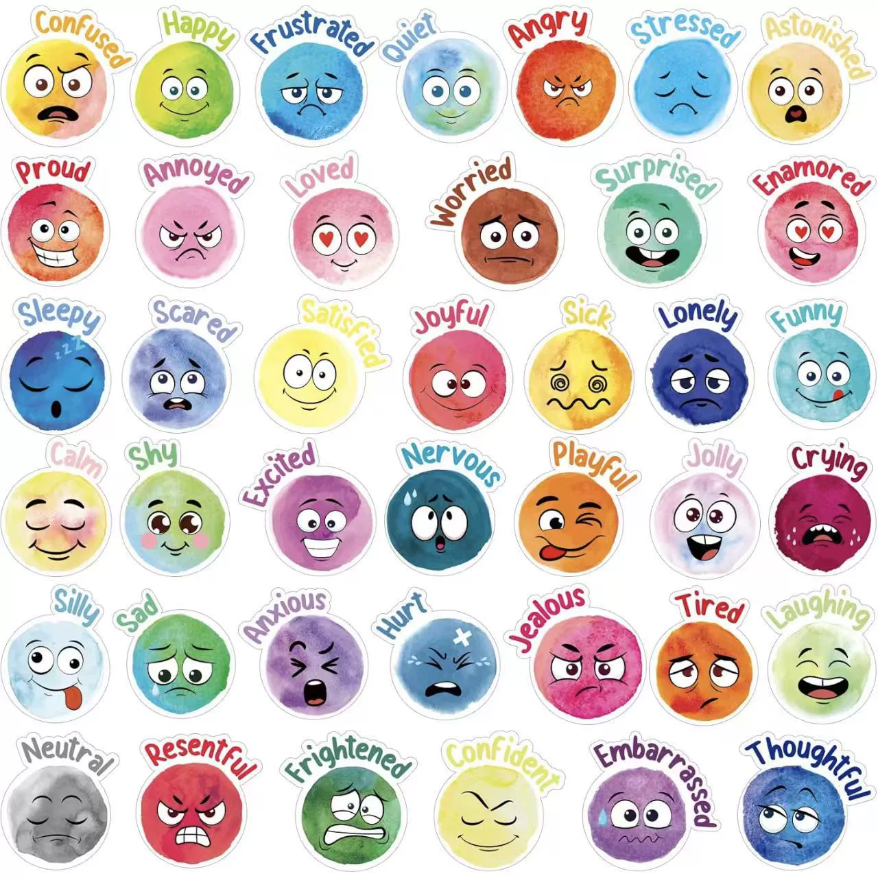 Наклейки для детей на разные темы, веселые эмоционально-мотивационные стикеры, таблицы поведения, эмоциональная поддержка, наградные наклейки для учителей в классе