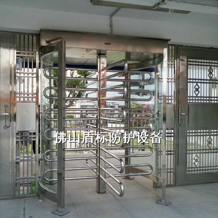 全高栅栏挡臂转闸门 防尾随全高旋转门 小区全高栅栏门十字转动门