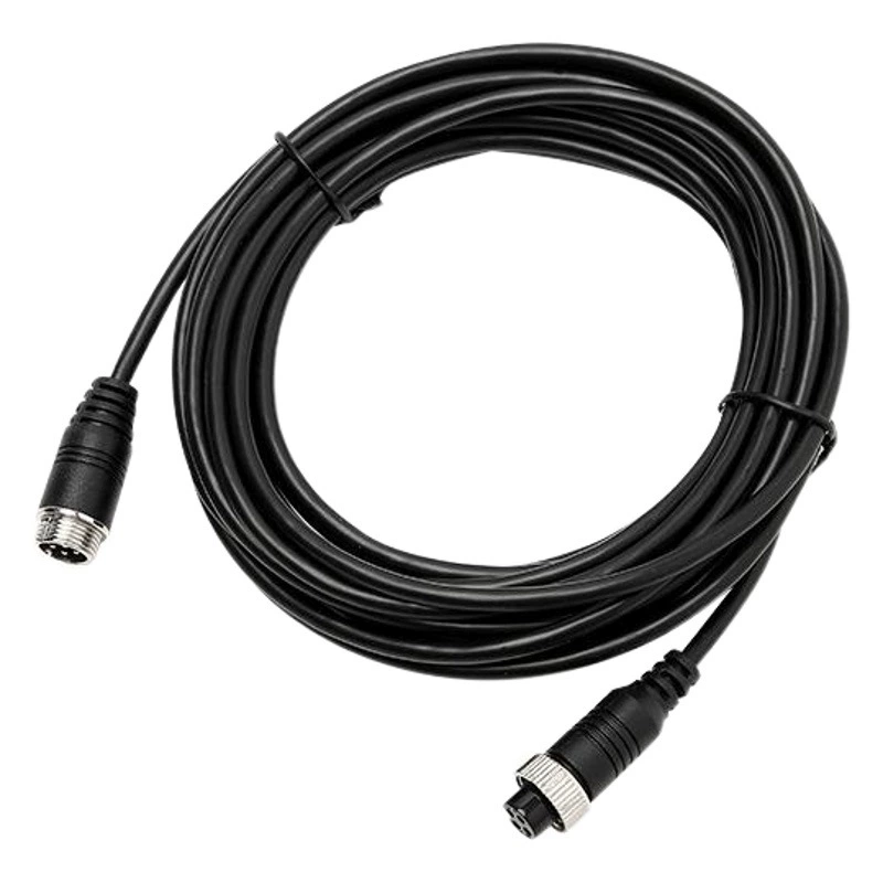 Кабель для видеонаблюдения GX12, автомобильный, авиационный, для камеры заднего вида, пружинный, 4-жильный, из чистой меди, четырехканальный, удлинитель для мониторинга