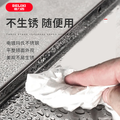 Delixi iron tool box hardware tool box three-layer folding storage box double-layer tool box with password lock