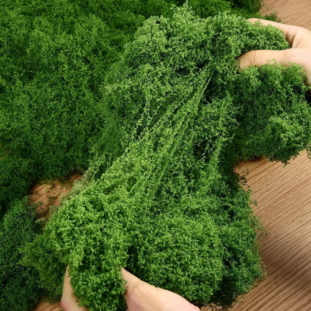 Césped de musgo simulado musgo falso musgo micro paisaje montaña artificial decoración césped jardinería bonsai pavimento verde