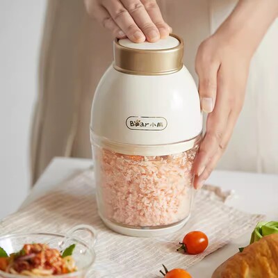Мясорубка для медведя QSJ-D02Q1, машина для прикорма, машина для приготовления детского питания, бытовая электрическая маленькая мясорубка