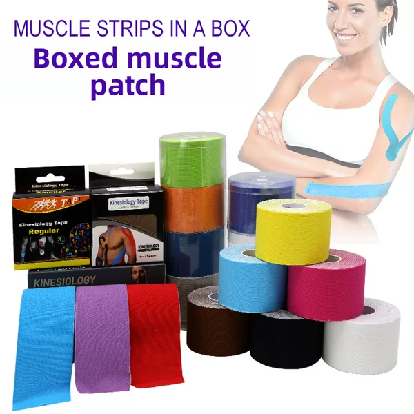 Manufacturer Wholesale Kinesiologytape Elastic Sports Outdoor Tape Boxed Kinesio Tape