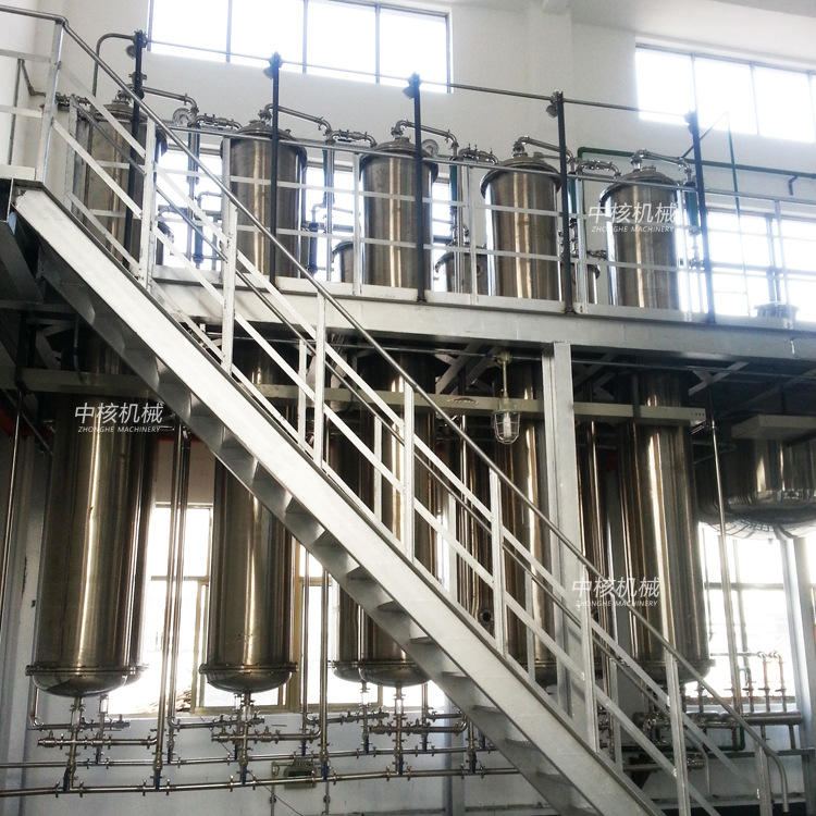 中核机械不锈钢大孔树脂柱DN400系列层析柱吸附洗脱药液提纯用