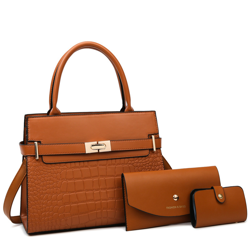 Handbags女性バッグ2023新石紋多点セット女性バッグシングル肩斜め手持ち子母バッグクロスボーダーバッグ|undefined